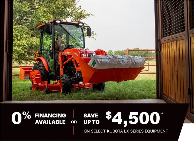 Save on LX Series Tractors