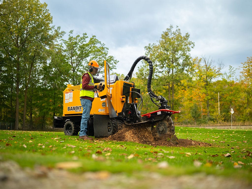 SG-75W – RUBBER-TIRE STUMP GRINDER